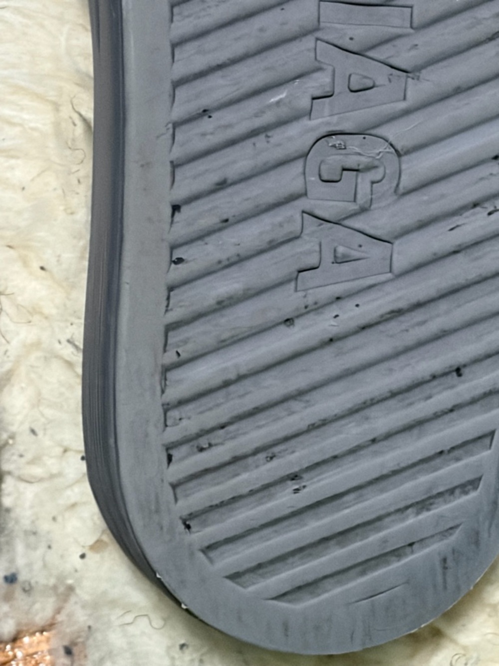 Balenciaga Logo Platform Slides Dark Gray Size 40/10 - Picture 13 of 16